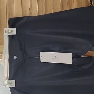 NWT CRZ Yoga Faux Leather Leggings size L 12